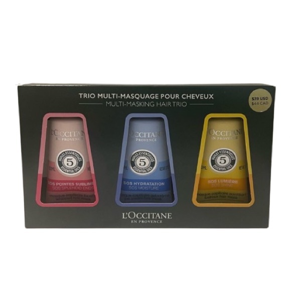 NIB 3/$30 NEW Loccitane multi masking hair‎ trio set - Picture 3 of 8